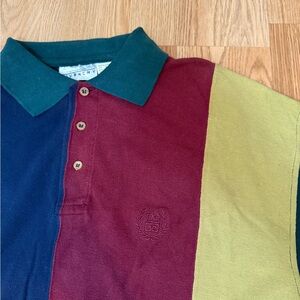 Colorblock Polo Shirt